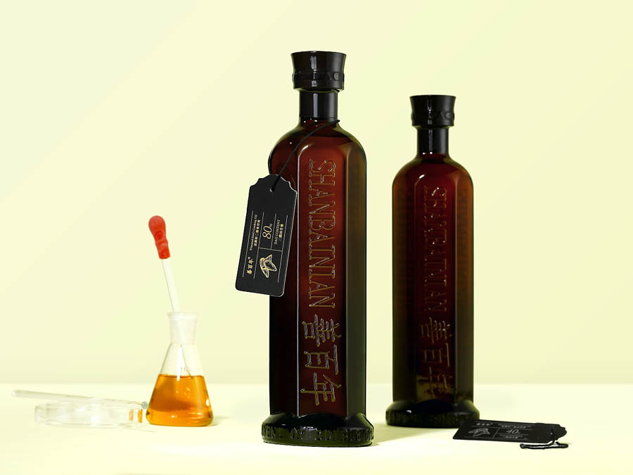 善百年亚麻籽油包装设计欣赏