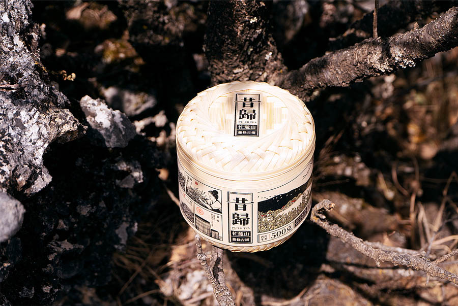 精选昔归古树茶包装设计欣赏