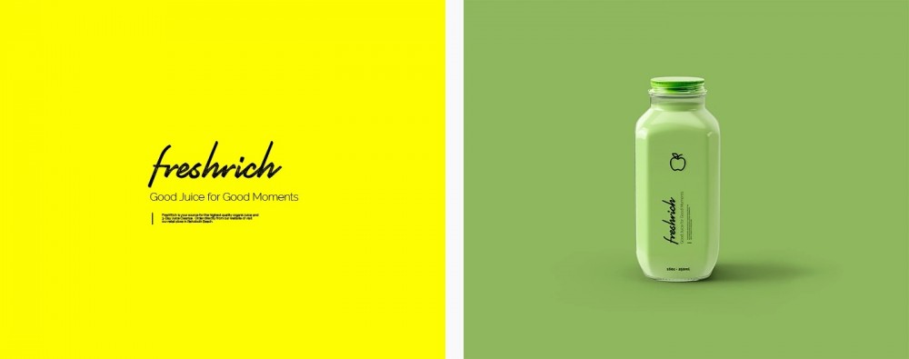 国外Freshrich果汁包装设计欣赏