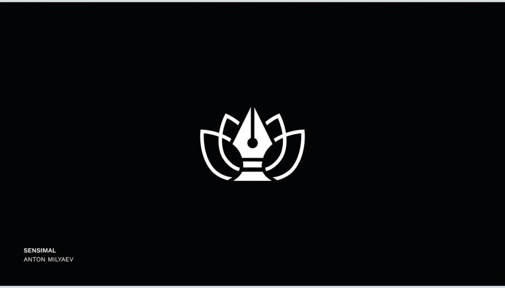 18款钢笔图案变形的LOGO设计作品欣赏