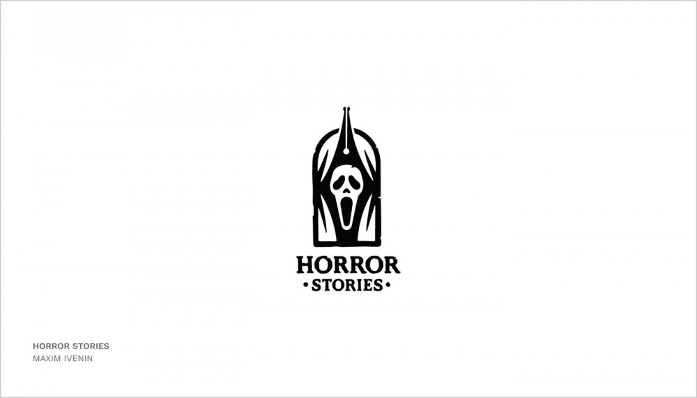 18款钢笔图案变形的LOGO设计欣赏