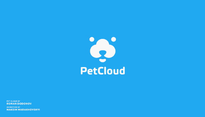 可爱动态插画主题标志设计欣赏