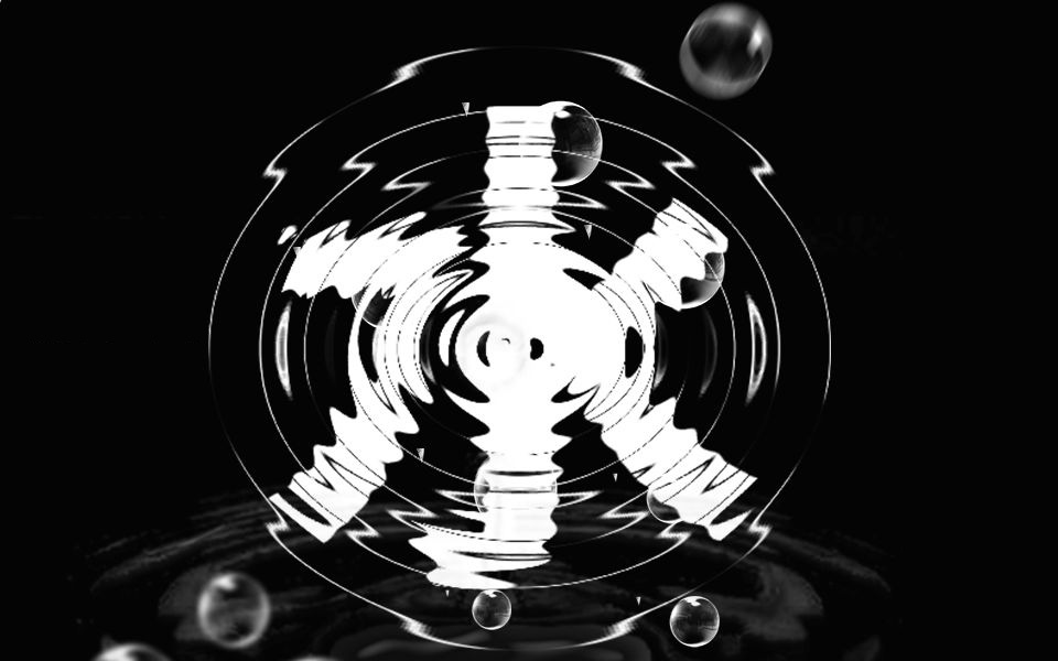 Phhotoshop使用滤镜制作创意的水波字设计教程