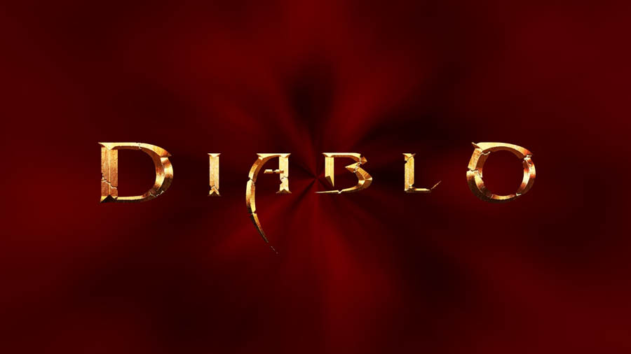 Photoshop制作暗黑破坏神主题金属字教程