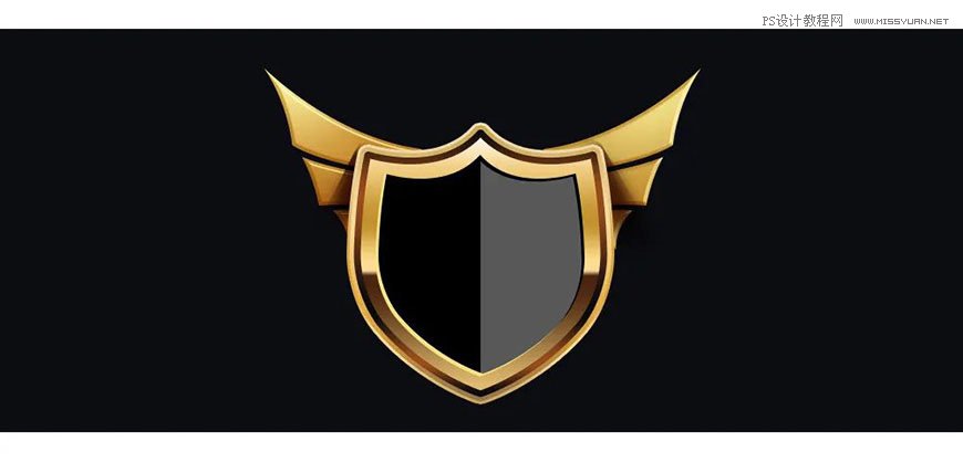 Photoshop制作金色的海报标题文字教程