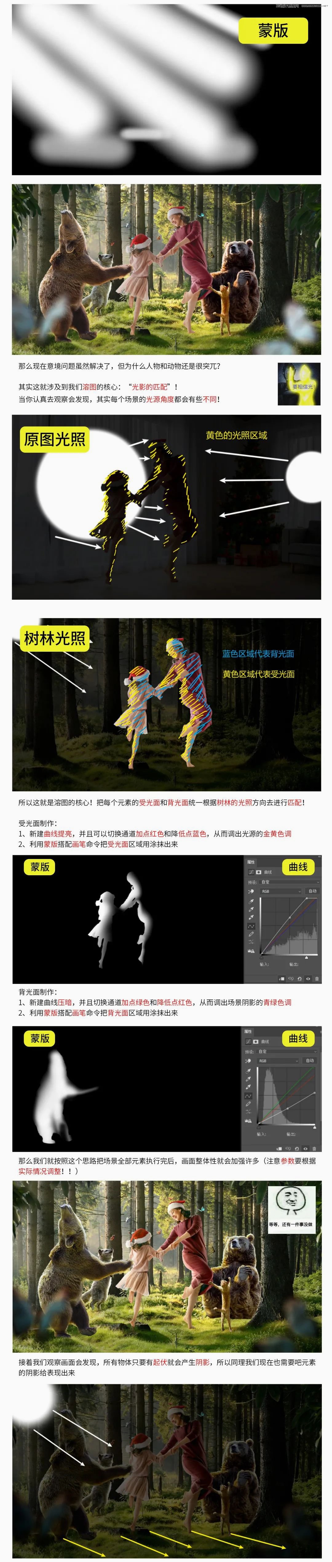 Photoshop合成创意的亲子乐园海报