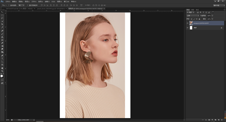 Photoshop创意合成从人物头像中长出的花朵