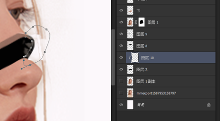 Photoshop创意合成从人物头像中长出的花朵