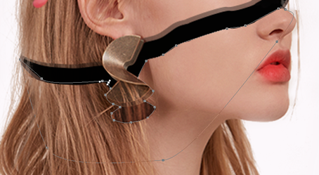 Photoshop创意合成从人物头像中长出的花朵