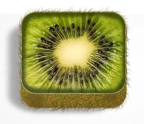 Photoshop制作猕猴桃风格的APP图标设计教程