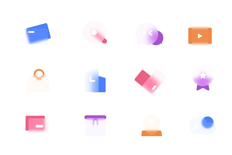 Photoshop制作逼真的毛玻璃质感图标设计教程