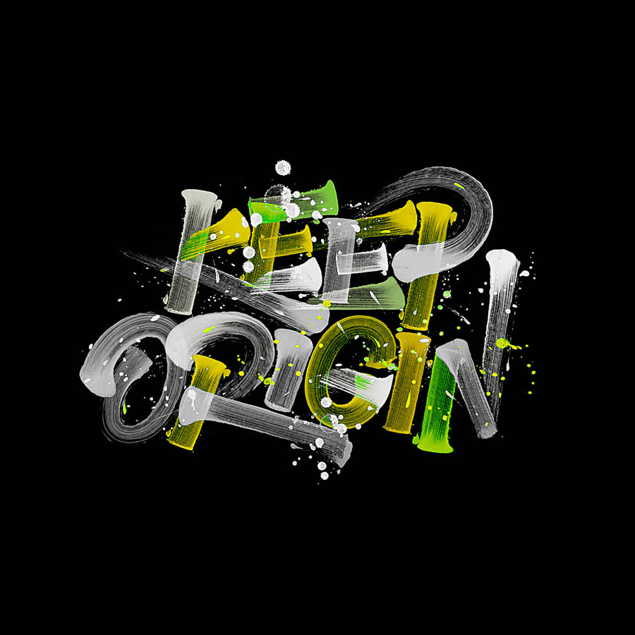 精选设计师KONGNOK创意的文字设计欣赏