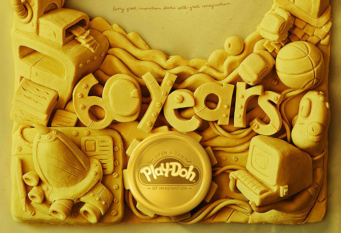 华丽大气的黄金立体字设计欣赏