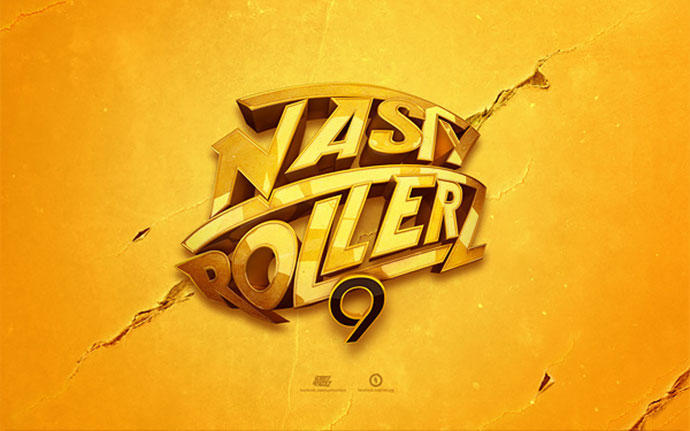 华丽大气的黄金立体字设计欣赏