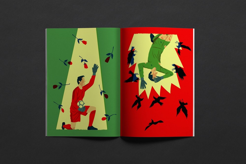 简约Top Corner足球杂志版式设计欣赏