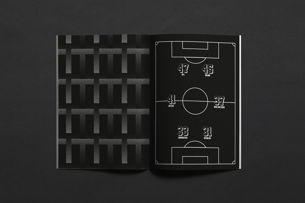 简约Top Corner足球杂志版式设计欣赏