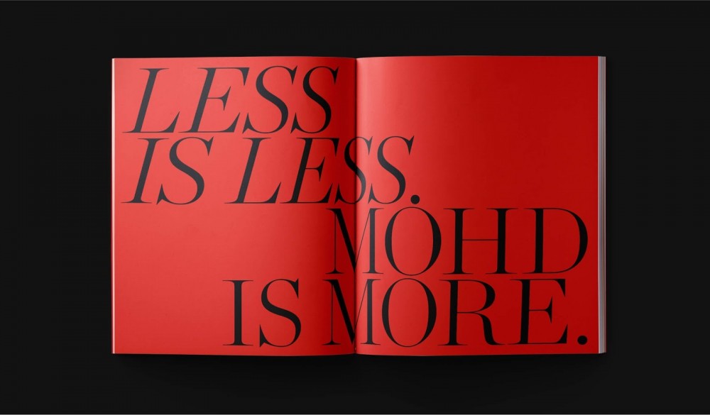 Mohd家具设计品牌画册设计欣赏