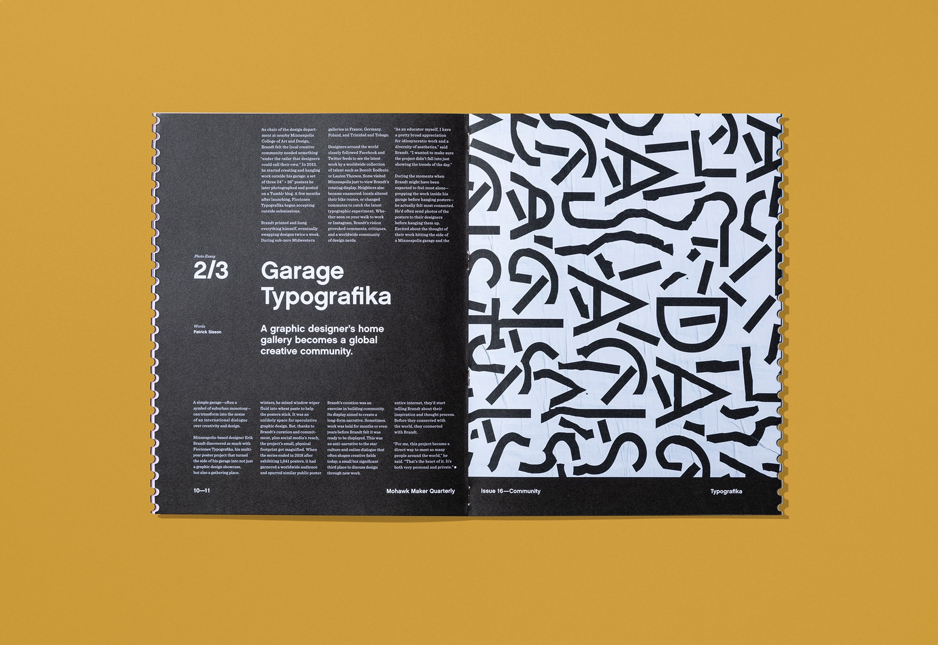 纸张生产商Mohawk期刊版面设计欣赏