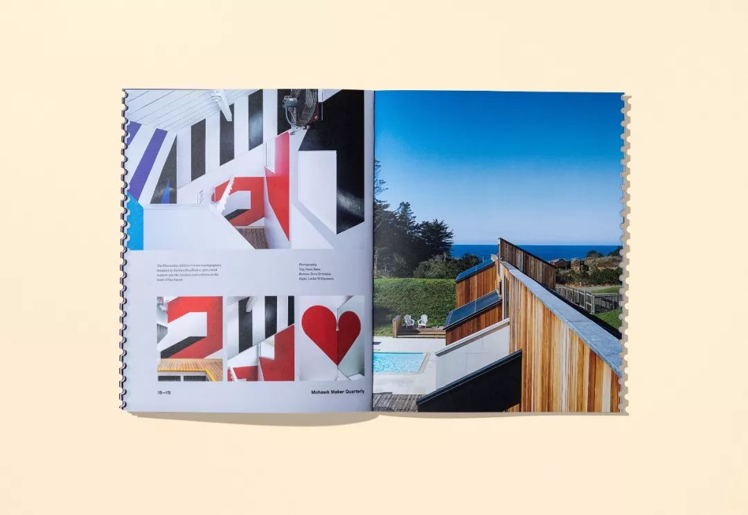 纸张生产商Mohawk期刊版面设计欣赏