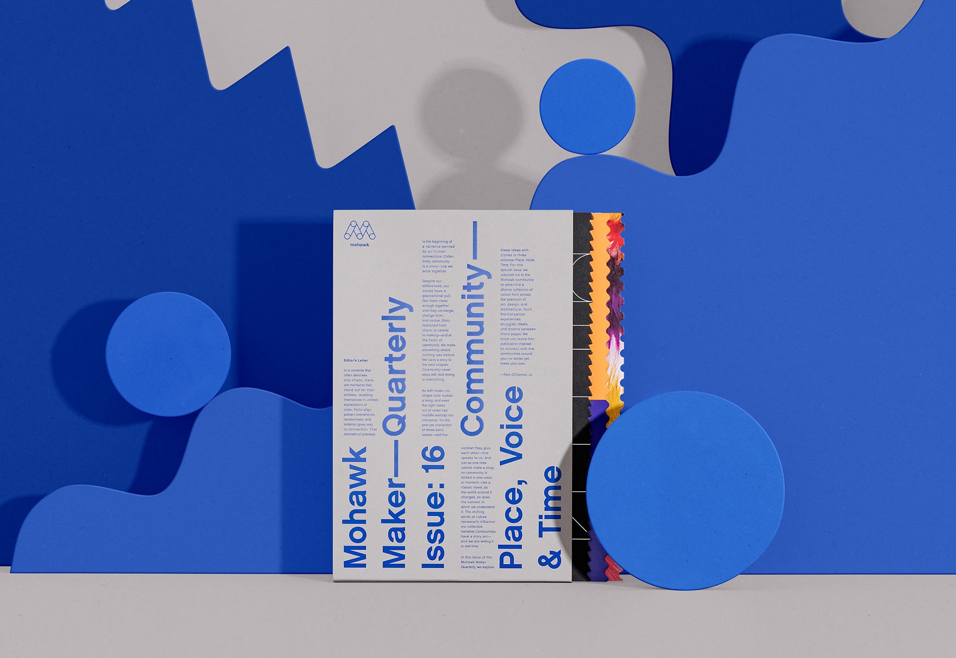 纸张生产商Mohawk期刊版面设计欣赏