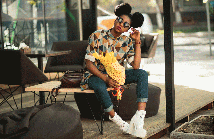 PS抖音故障艺术图