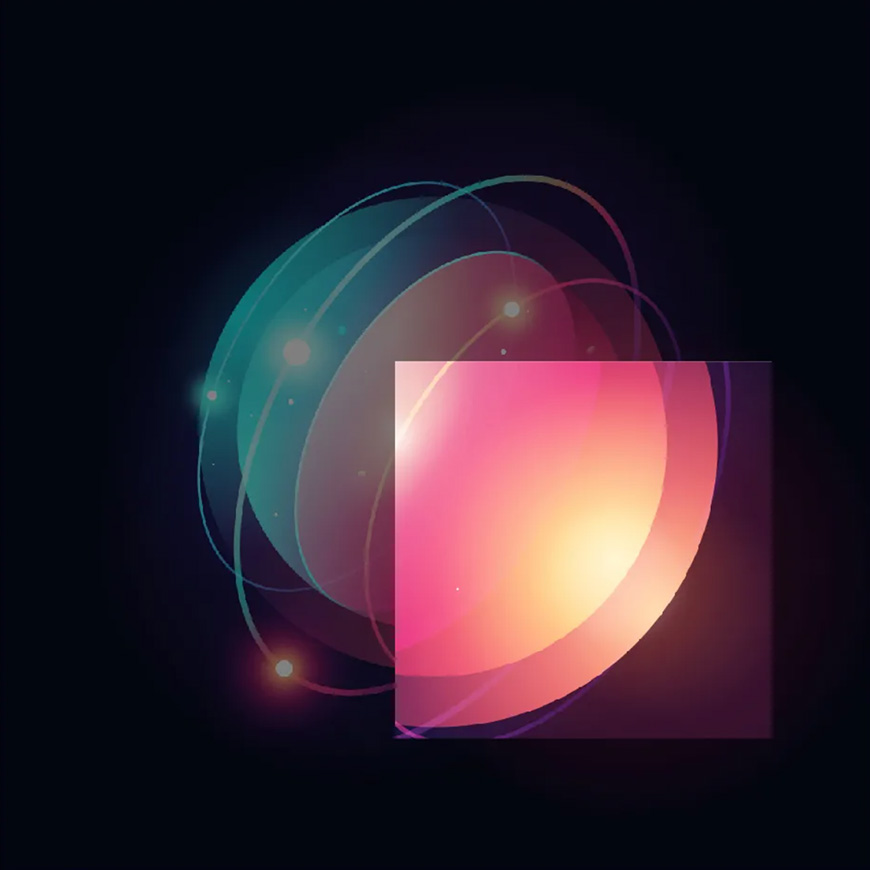 Illustrator绘制时尚立体效果的星球插画