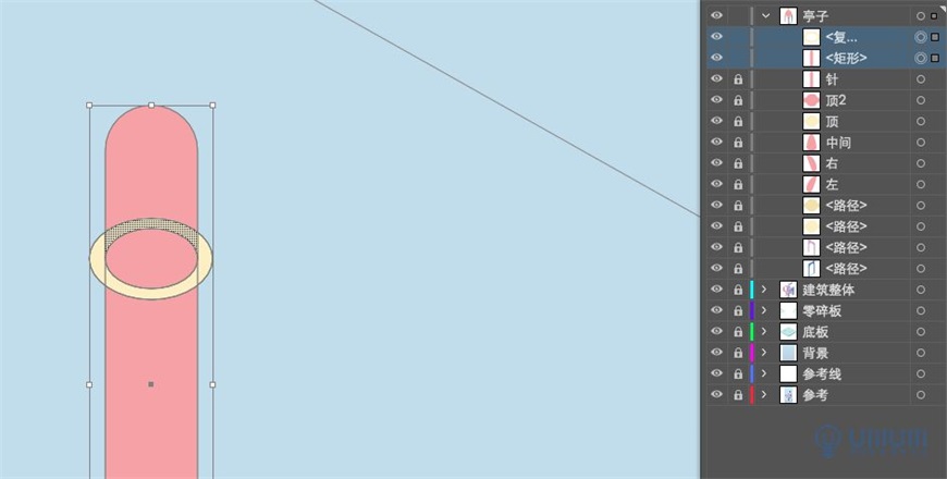 Illustrator绘制2.5D风格创意建筑插画