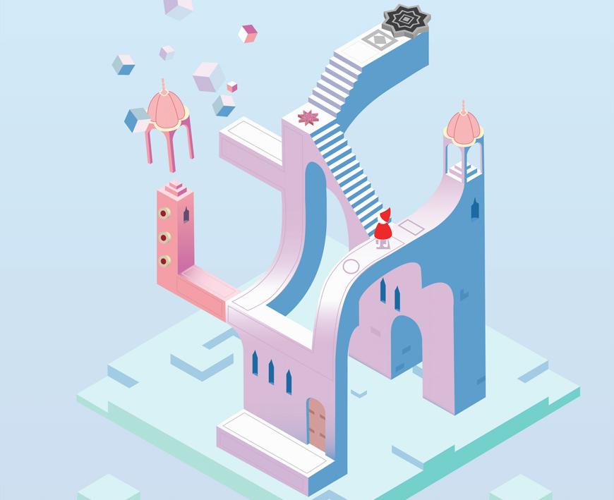 Illustrator绘制2.5D风格创意建筑插画设计教程