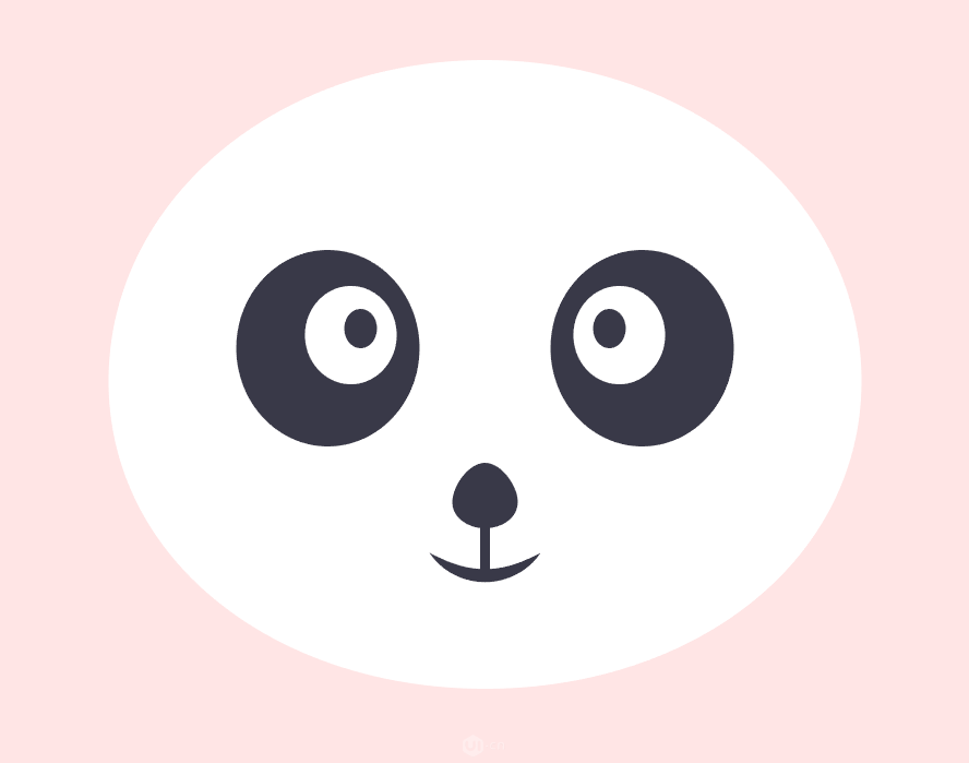 Illustrator绘制卡通风格的大熊猫