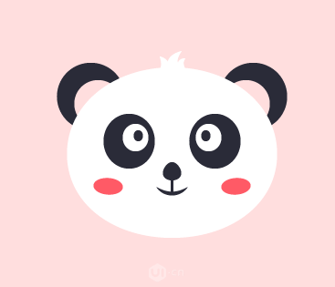 Illustrator绘制卡通风格的大熊猫