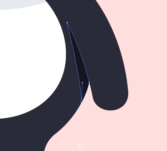 Illustrator绘制卡通风格的大熊猫