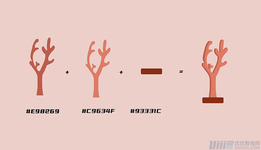 Illustrator绘制扁平化风格的室内效果图