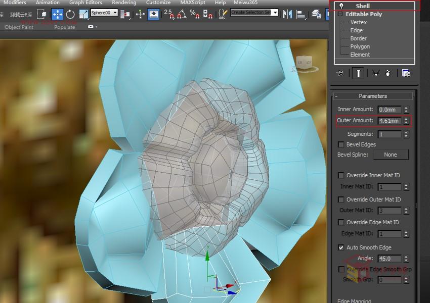 3DXMAX制作欧式古典风格的雕花建模