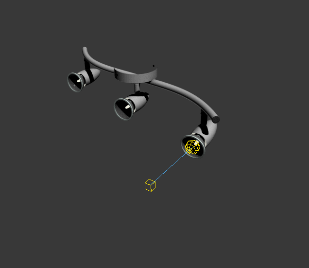 3DSMAX使用注视控制器绑定灯光特效