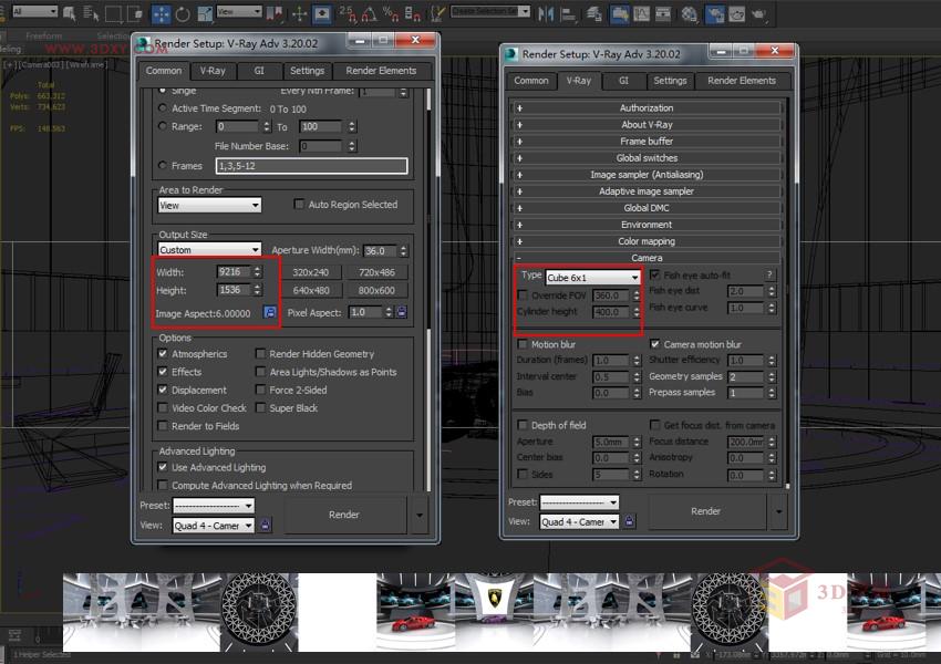 3DSMAX为VR设备制作立体交互图像效果