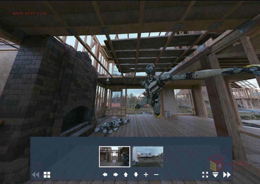 3DSMAX为VR设备制作立体交互图像效果