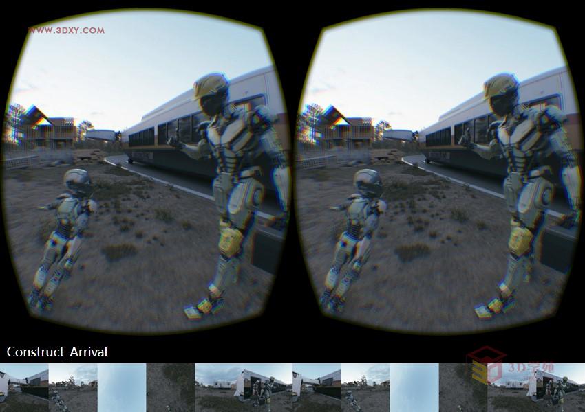 3DSMAX为VR设备制作立体交互图像效果