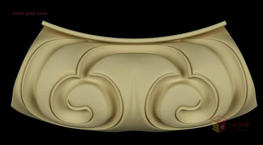 3DSMAX制作精美的雕花圆镜效果