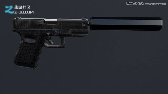 MAYA结合ZBRUSH制作美女杀手CG人物