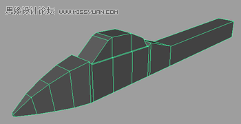 MAYA建模教程:F15战斗机建模