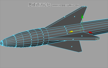 MAYA建模教程:F15战斗机建模
