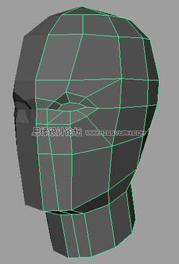 Maya建模教程:人头建模的详细教程