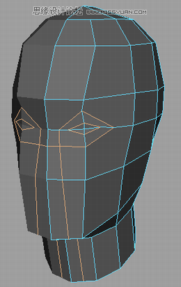 Maya建模教程:人头建模的详细教程