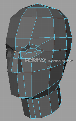 Maya建模教程:人头建模的详细教程