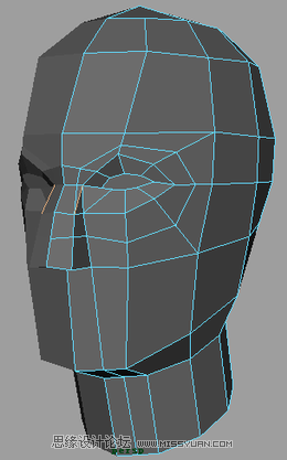 Maya建模教程:人头建模的详细教程
