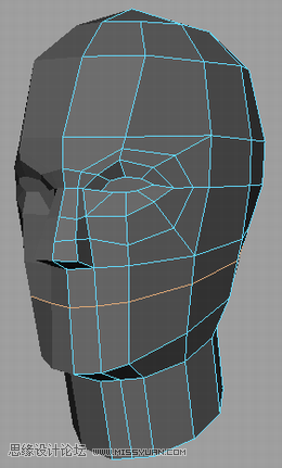 Maya建模教程:人头建模的详细教程