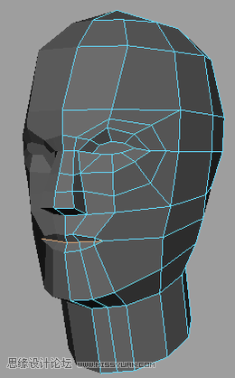 Maya建模教程:人头建模的详细教程
