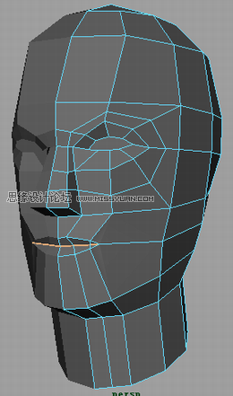 Maya建模教程:人头建模的详细教程