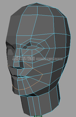 Maya建模教程:人头建模的详细教程