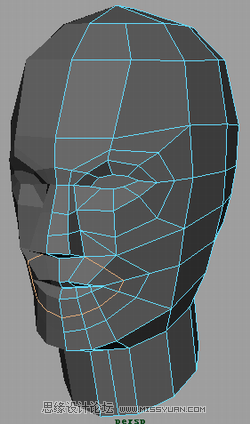 Maya建模教程:人头建模的详细教程